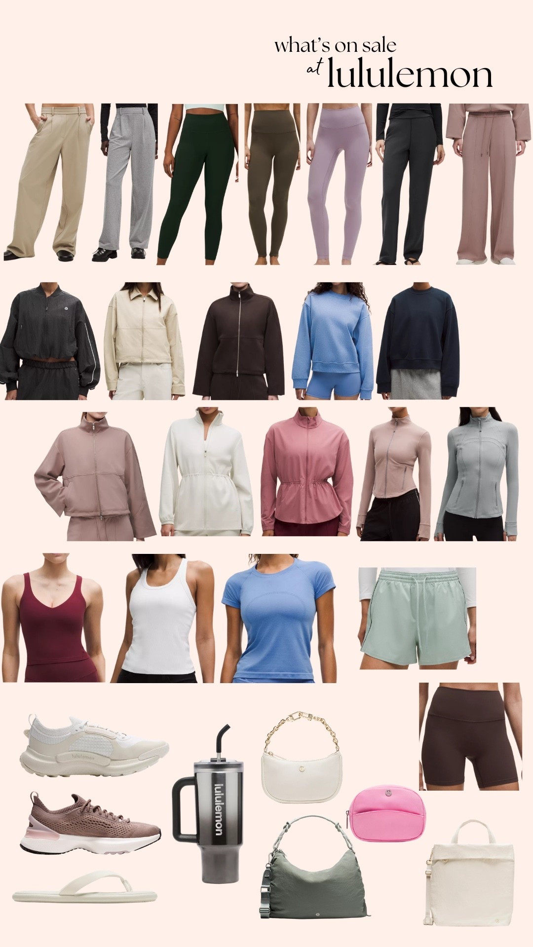 I’ve rounded up the best sale finds now live at lululemon.
For sizing reference, I’m an US 6 in tops and US size 6/8 in bottoms.

#LTKSeasonal #LTKActive #LTKSaleAlert