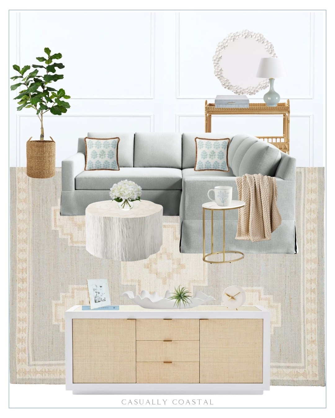 Coastal Living Room Design

Coastal home, coastal rug, coastal mirror, coastal pillow cover, coastal throw blanket, coastal sofa, pottery barn sofa, L- shaped sectional, Serena & lily rug, 8x10 rug, coffee table, coastal sideboard, Serena & lily pillow cover, bar cart, round mirror, oval marble C-table, drink table, seed stitch throw blanket, faux fiddle leaf fig potted tree, seagrass basket, gourd lamp, ceramic decorative bowl, faux succulent, marble clock, marble and wood photo frame, white hydrangeas, chambray tile stoneware mug, striped woven box, coral round mirror, raffia square end table

#LTKHome