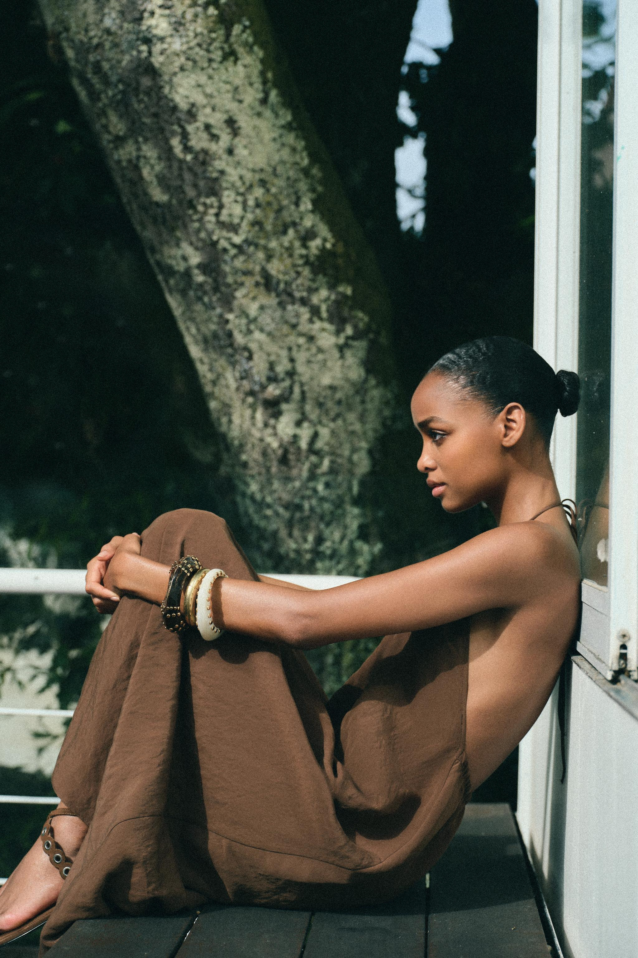 FLOWY OPEN-BACK HALTER DRESS | Zara US