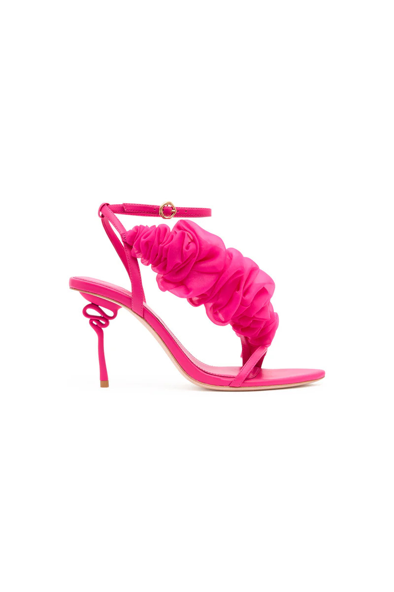 Ela Ruffle Ribbon Heel | aje. (Australia and New Zealand)
