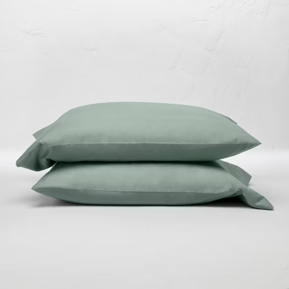 300 Thread Count Temperature Regulating Solid Pillowcase Set - Casaluna™ | Target