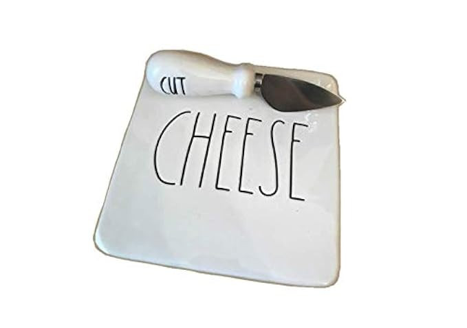 Rae Dunn CHEESE/CUT LL Boxed Cheese Board With Knife | Amazon (US)