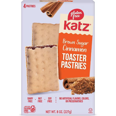 Katz Gluten Free Brown Sugar Cinnamon Toaster Pastries - 8oz/4ct | Target