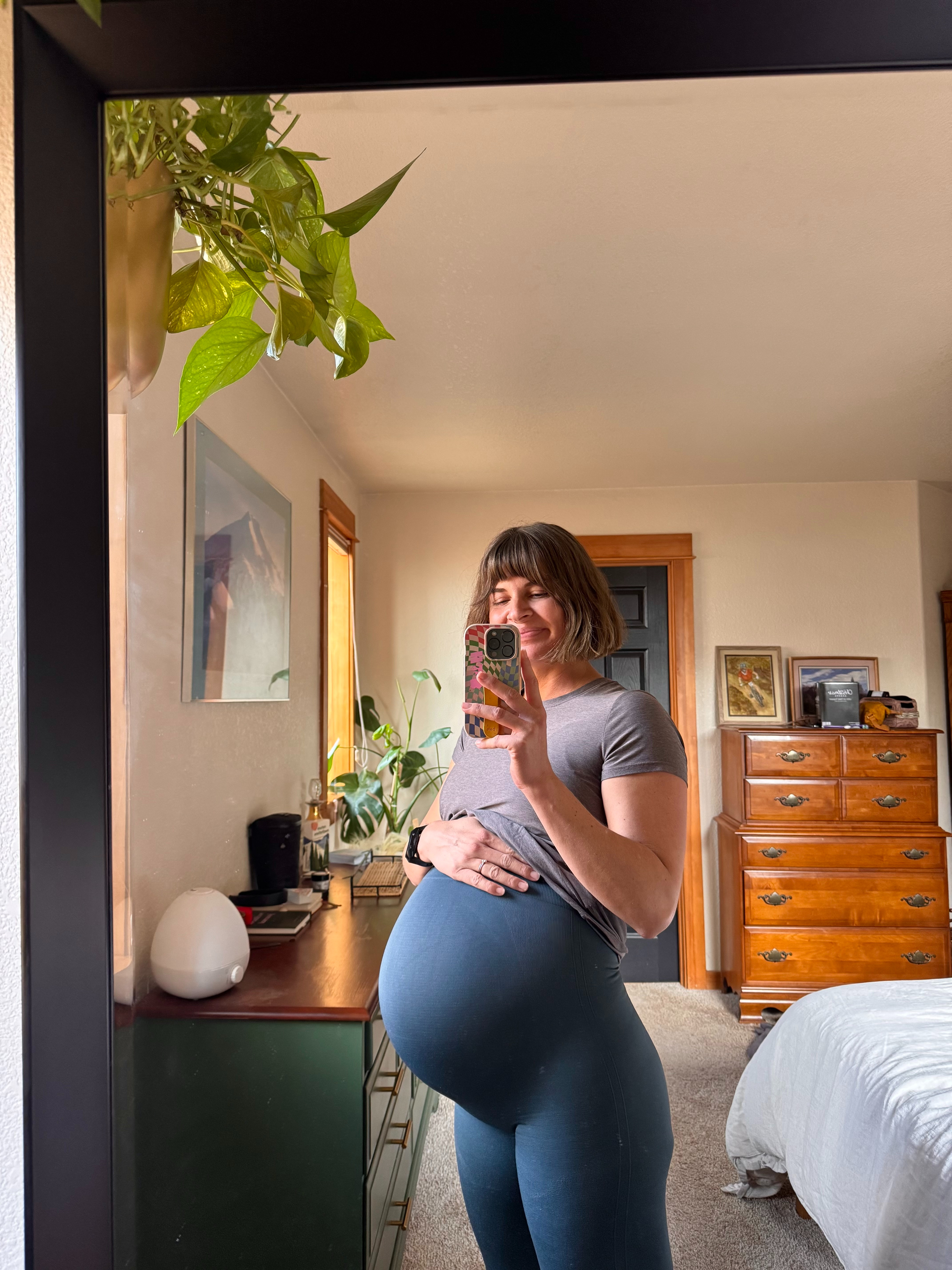 These maternity leggings from Beyond Yoga are a pregnancy must-have. Paired with my fav short sleeve maternity top, this is the ultimate comfy maternity look that’s completely bump-friendly for everyday wear! 

 #LTKgrwm #LTKootd #LTKBump