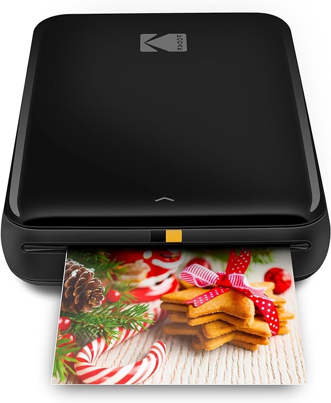 KODAK Step Wireless Mobile Photo Mini Color Printer (Black) Compatible w/ iOS & Android, NFC & Bl... | Amazon (US)