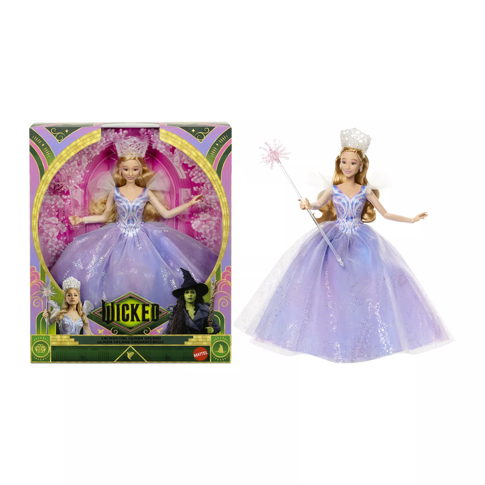 Mattel Wicked Deluxe Glinda Doll with Movie-Inspired Outfit & 3 Accessories, None | Kohl's