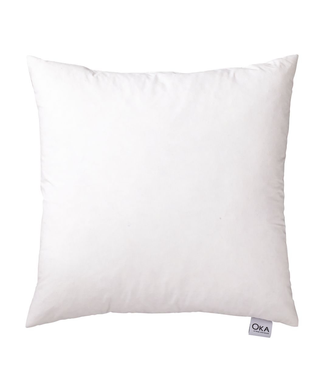 Duck Feather Filled Square Pillow Insert | OKA US