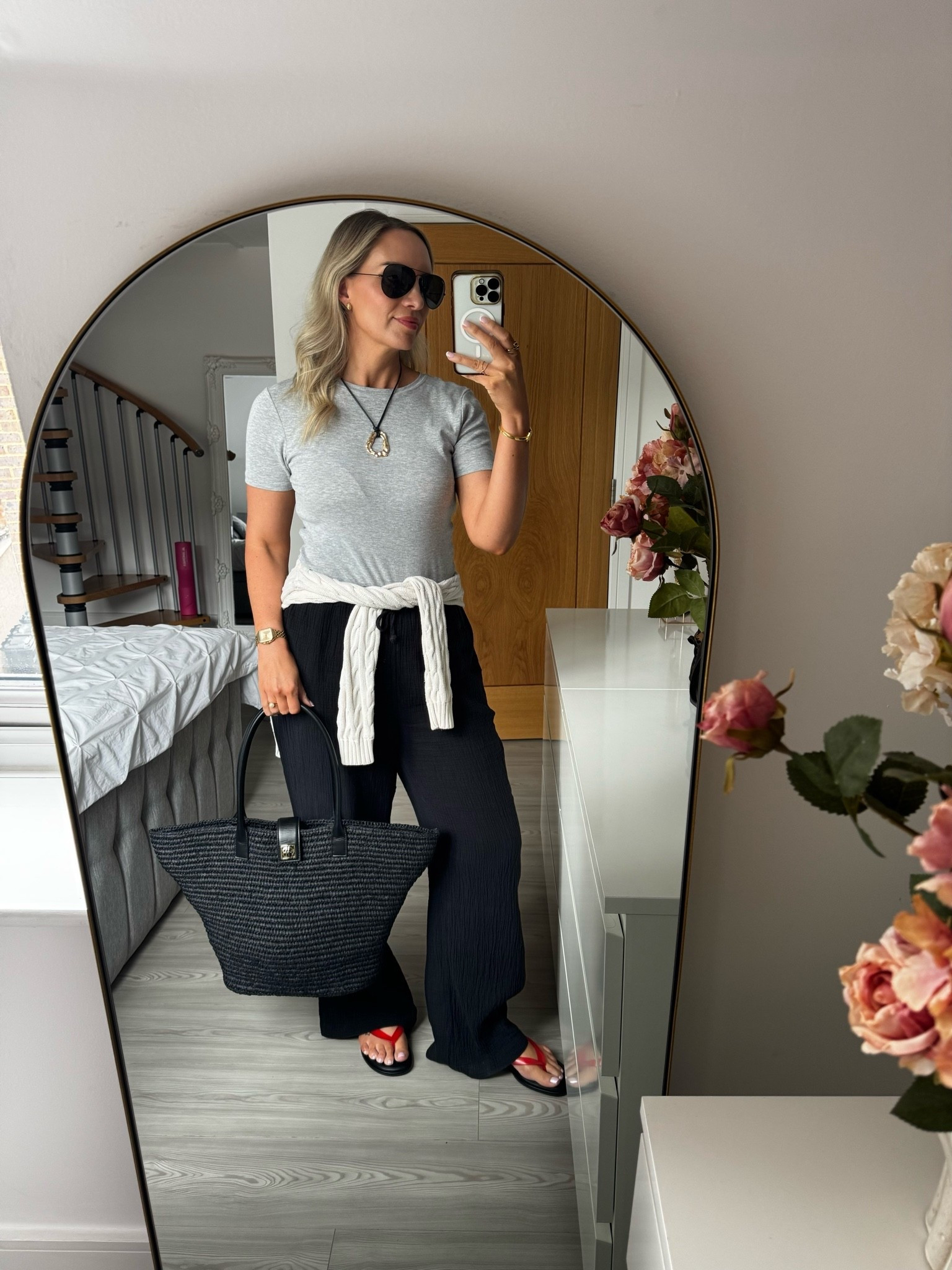 A smart casual comfy outfit idea for the airport ✈️

#LTKsummer #LTKtravel #LTKbag