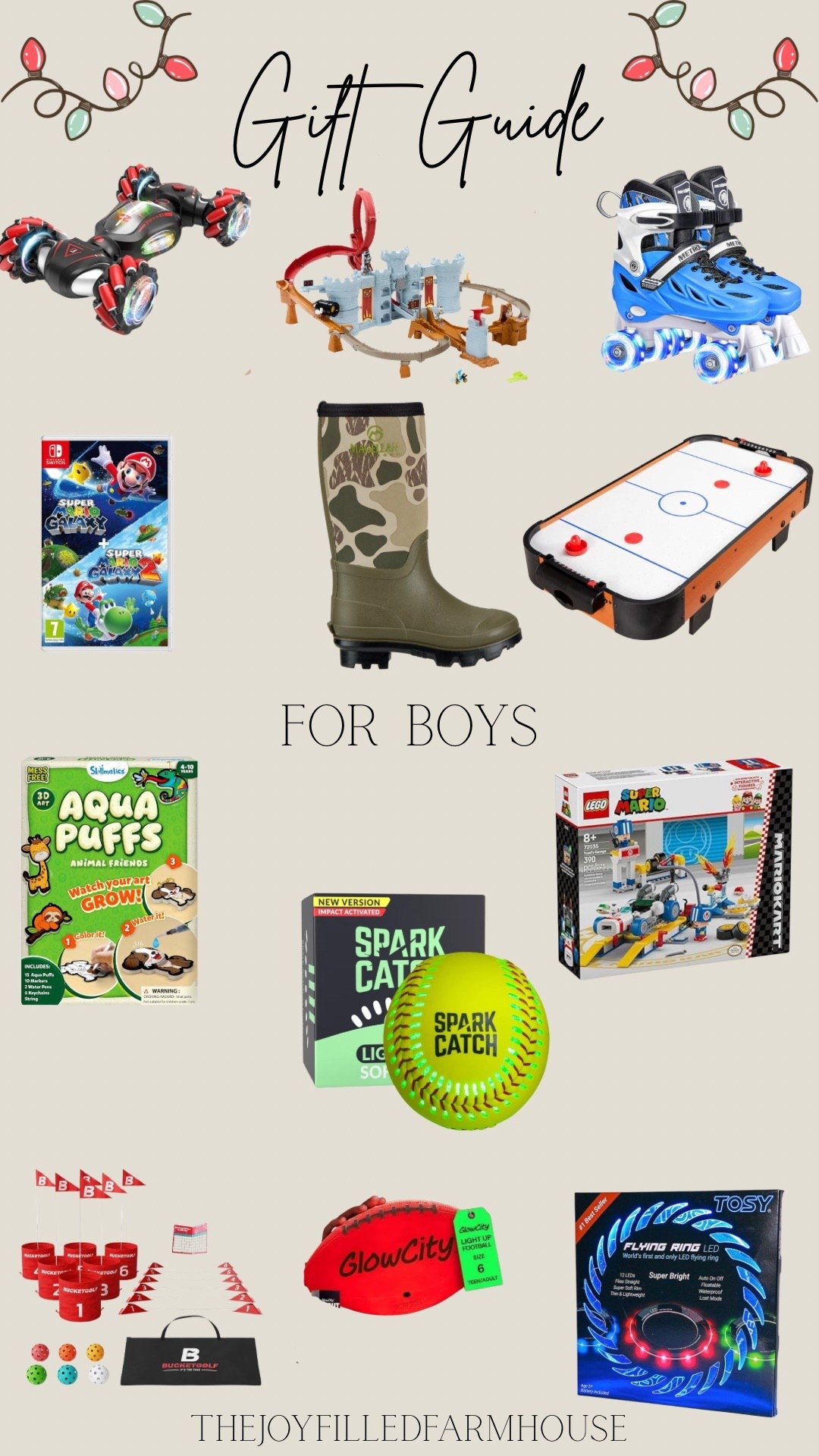 Gift guide for boys ages 8-12. Christmas gift guide for kids.

#LTKKids #LTKGiftGuide #LTKHoliday