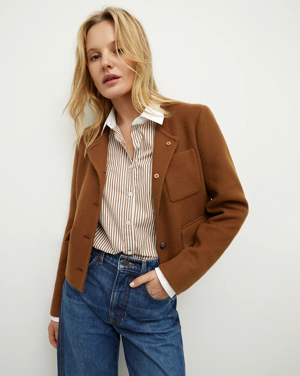 Lyssa Collarless Jacket | Veronica Beard