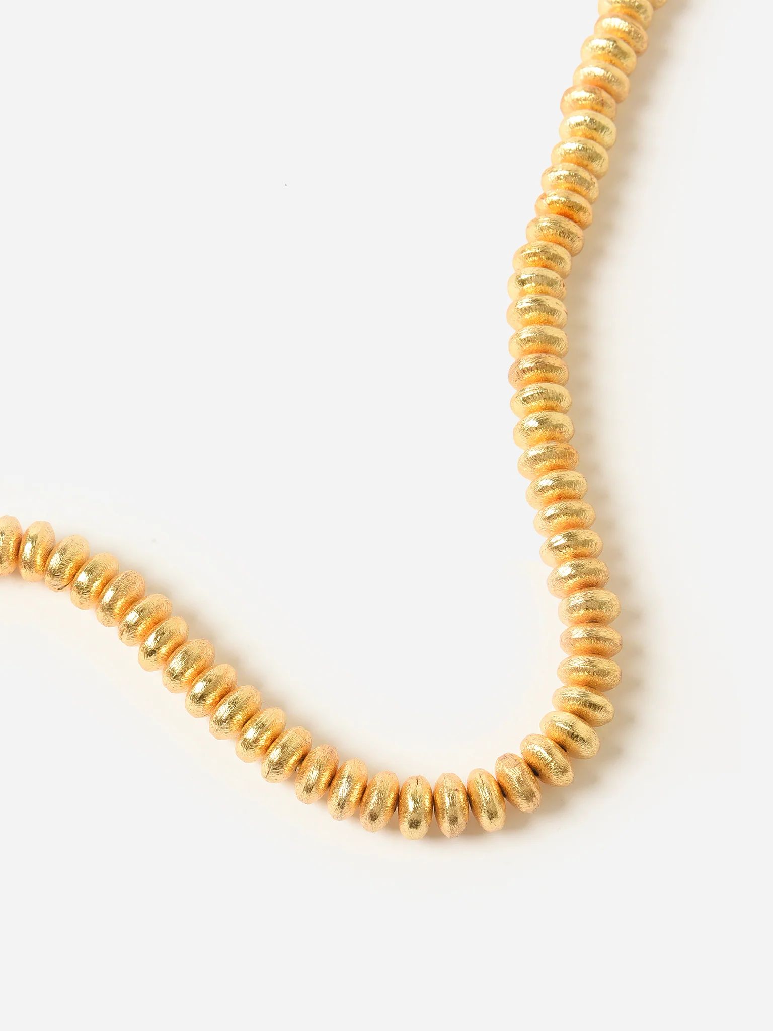 ALEXA LEIGH
                      
                     Brushed Gold Necklace | Saint Bernard