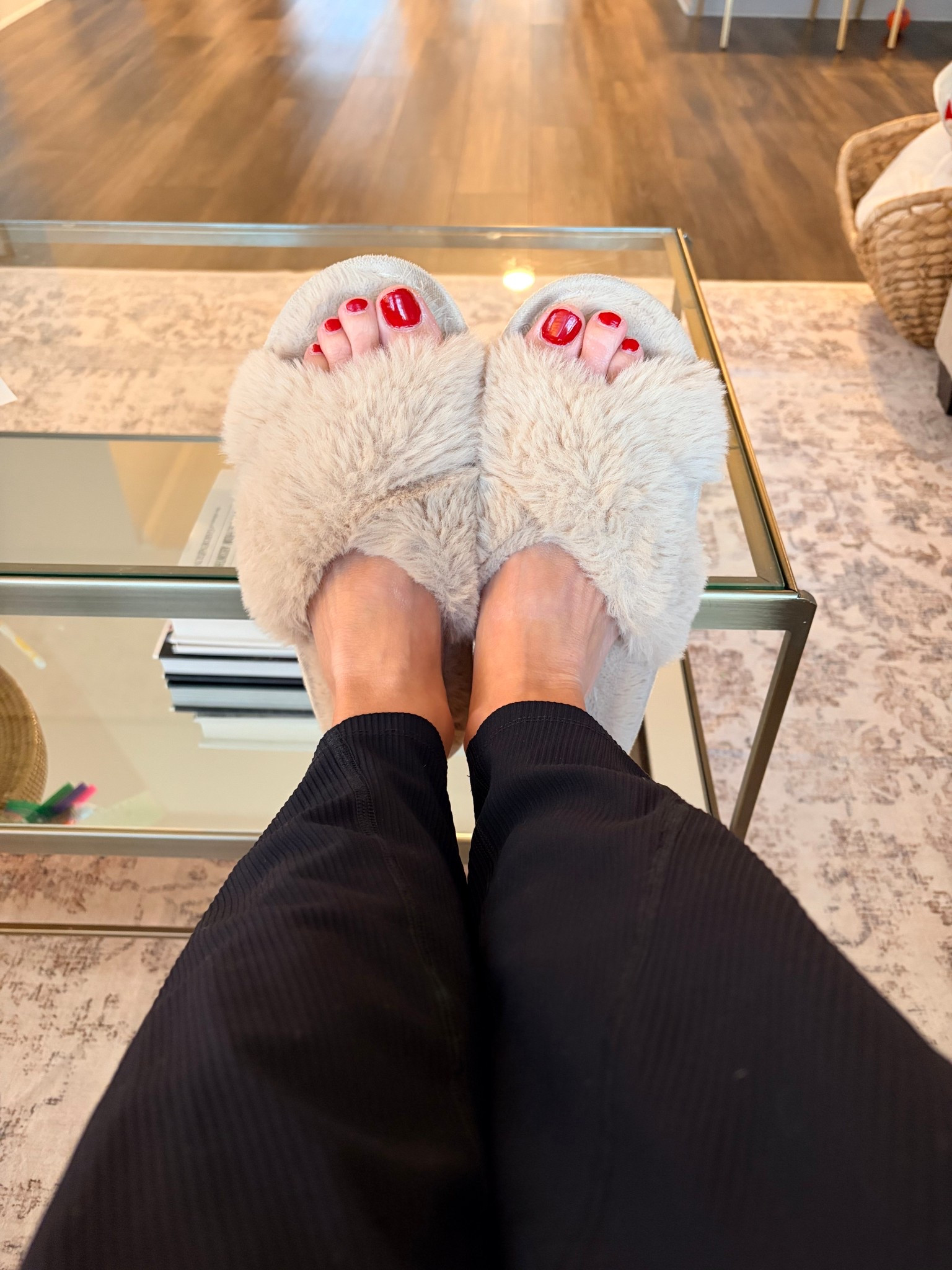 These slippers are my favorite thing when I get home. So comfy and soft!

#LTKmomlife