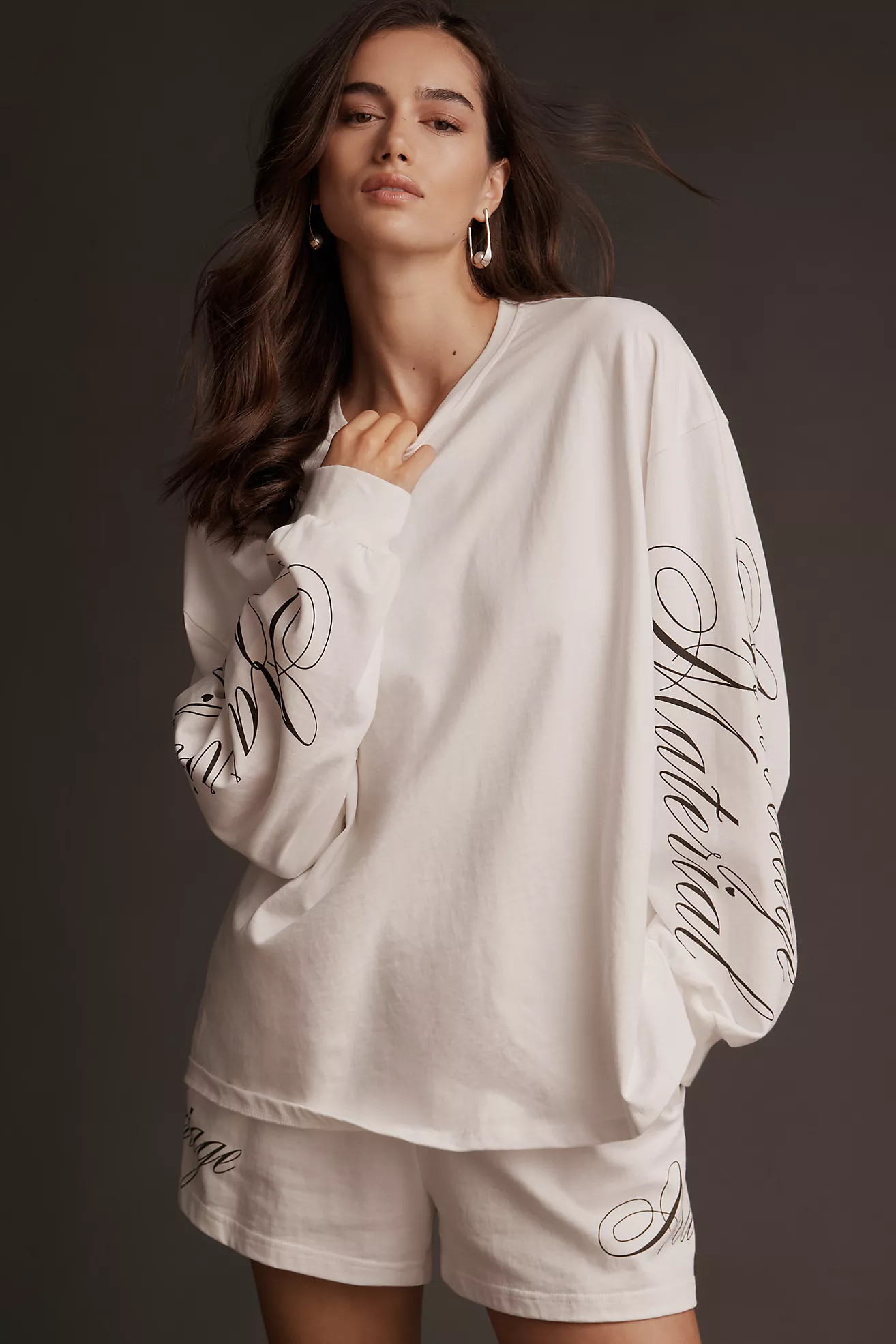 BRIDEMERCH Marriage Material Long-Sleeve Top | Anthropologie (US)