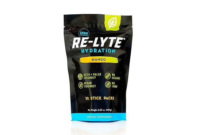 REDMOND Re-Lyte Hydratio Electrolyte Drink Mix (Mango) 30 Stick Packs | Amazon (US)