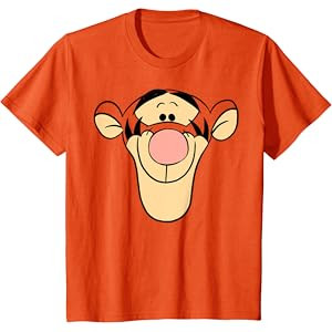 Disney Winnie The Pooh Tigger Big Face T-Shirt | Amazon (UK)