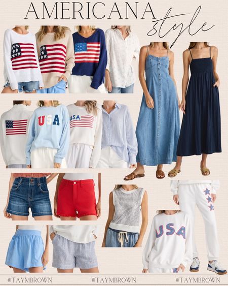 🇺🇸 
Code Tay15 works for 15% off + free ship through 5/10!! 

Memorial Day outfit ideas / 4th of July outfits / USA sweatshirt / flag sweater 

#LTKfindsunder100 #LTKparties #LTKSeasonal