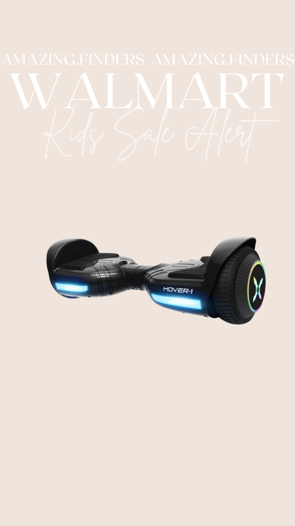 Hover-1 Blast Hoverboard, Black, 160 Lbs., Max Weight, 7 Mph Max Speed, LED Lights

#LTKsalealert #LTKkids #LTKunder100