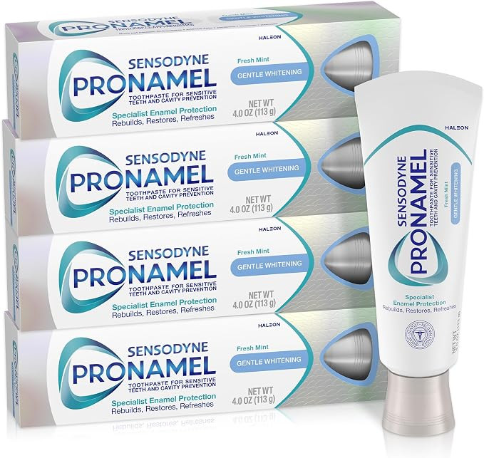 Sensodyne Pronamel Gentle Teeth Whitening Enamel Toothpaste for Sensitive, to Reharden and Streng... | Amazon (US)