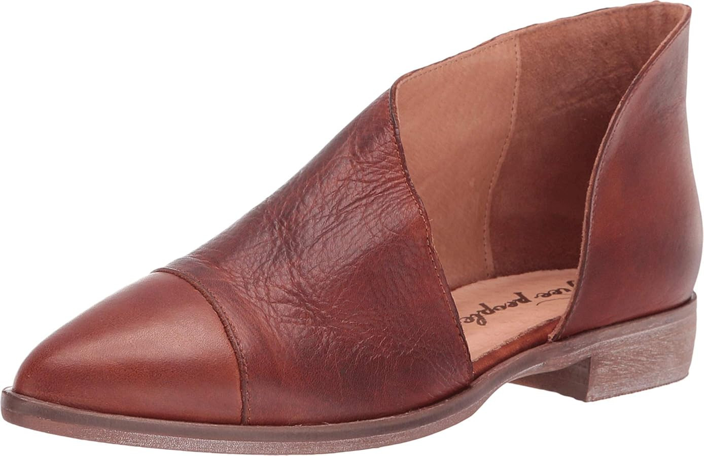 Free People Royale Flat Whiskey Taupe 39.5 M | Amazon (US)