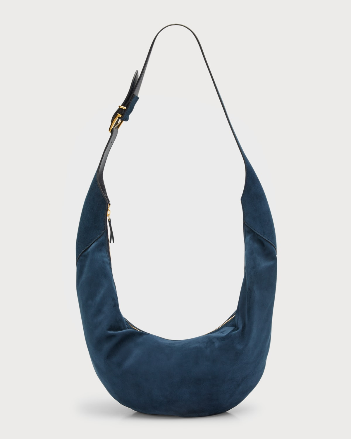 August Zip Suede Hobo Bag | Neiman Marcus