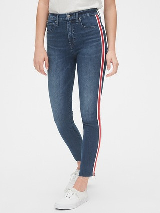 High Rise True Skinny Ankle Jeans with Secret Smoothing Pockets | Gap (CA)