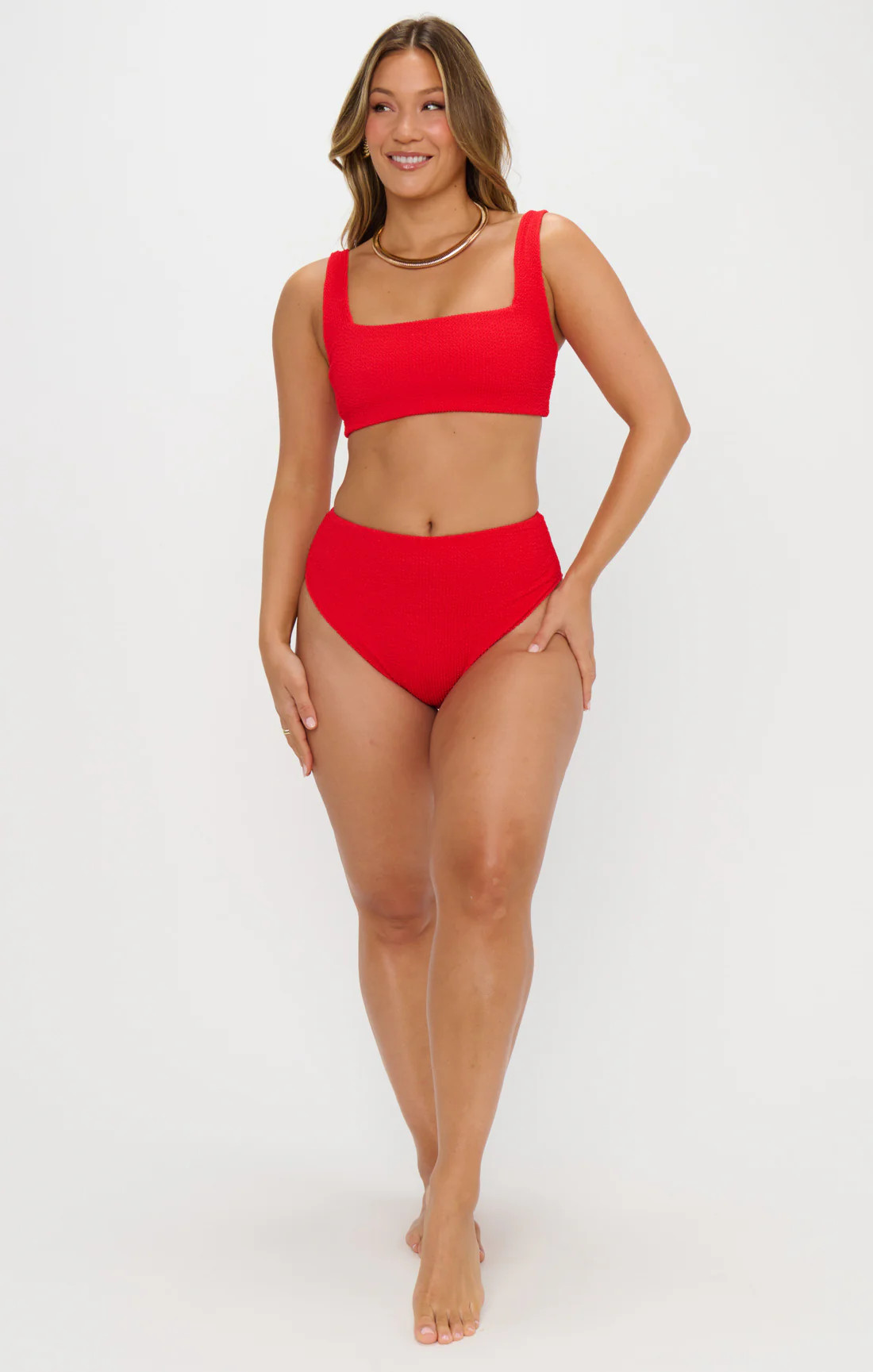 Hot Tub Top ~ Hot Tamale Red Scrunch | Show Me Your Mumu