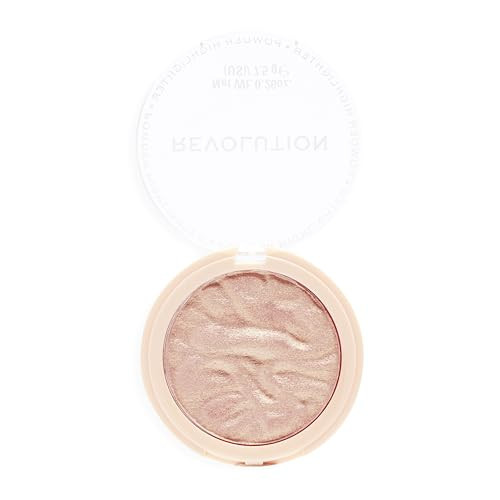 Revolution, Reloaded Pressed Powder Highlighter, Intensely Pigmented for a High Impact Dewy Finish, Make An Impact, 0.22 Oz | Amazon (US)