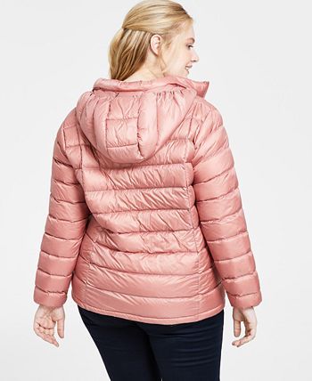 Charter Club Women's Plus Size Hooded Packable Down Puffer Coat, Created for Macy's & Reviews - C... | Macys (US)