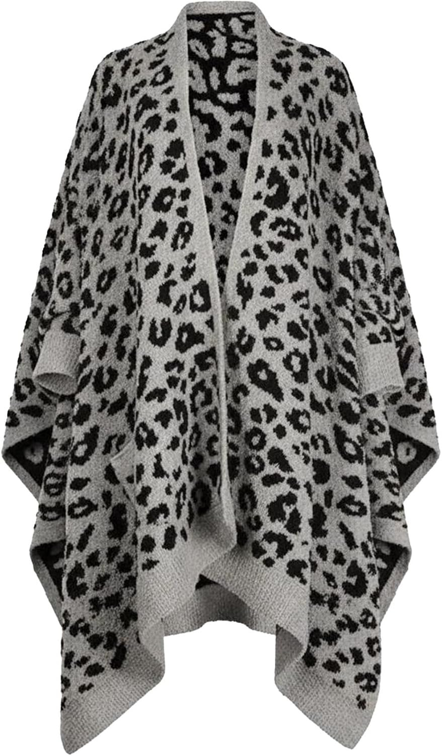 Wearable Blanket Poncho Fuzzy Sherpa Fleece Shawl TV Throw Plush Cape Wrap Cozy Loungewear with Pockets for Adults | Amazon (US)