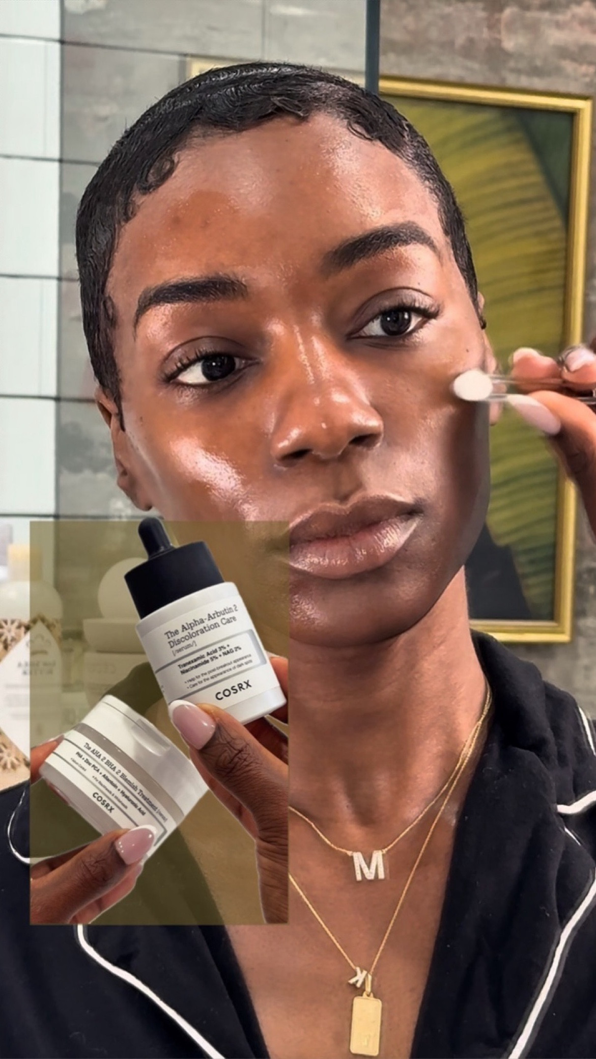 Breakouts? Dark spots? No spot left behind. ✨ I put the @cosrx AHA 2 BHA 2 Serum and Alpha Arbutin 2 Discoloration Care Serum to the test, and here’s what you need to know:

✔ AHA 2 BHA 2 Serum – A one-two punch for clearer skin. AHA exfoliates the surface, BHA dives deep to clear pores, and soothing ingredients keep irritation in check.
✔ Alpha Arbutin 2 Serum – Fades dark spots at every stage, lightweight enough for AM & PM use, and plays well with other skincare.

After a week of using both, my skin is smoother, my texture is more refined, and my spots? Already on their way out. Who else needs this duo in their routine? #NoSpotLeftBehind

Let me know in the comments if you’ve tried these or if you have any hyperpigmentation go-to’s! ⬇️ #COSRX #SkincareThatWorks

#LTKBeauty