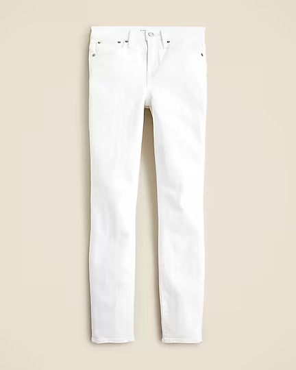 9" toothpick jean in white wash | J. Crew US