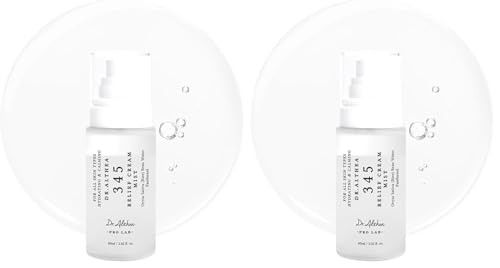 Dr.Althea 345 Relief Cream Mist | Hyaluronic Acid & Panthenol for Hydration and Calming Skin Irritation | Milky Facial Mist Spray Before Makeup and Travel Essential, 2.02 Fl Oz (Pack of 2) | Amazon (US)