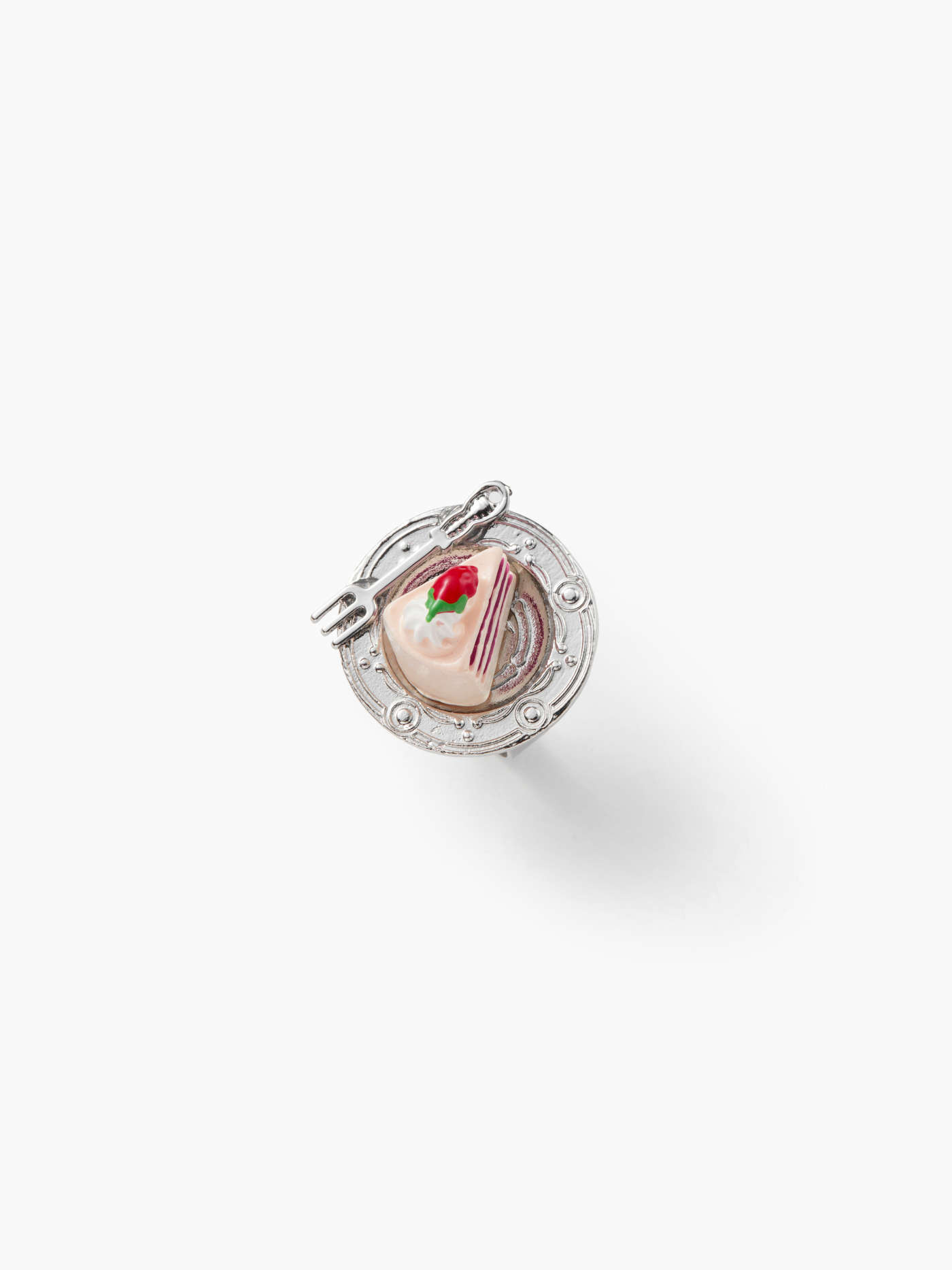 STRAWBERRY CAKE & PLATE & FORK RING | Cider