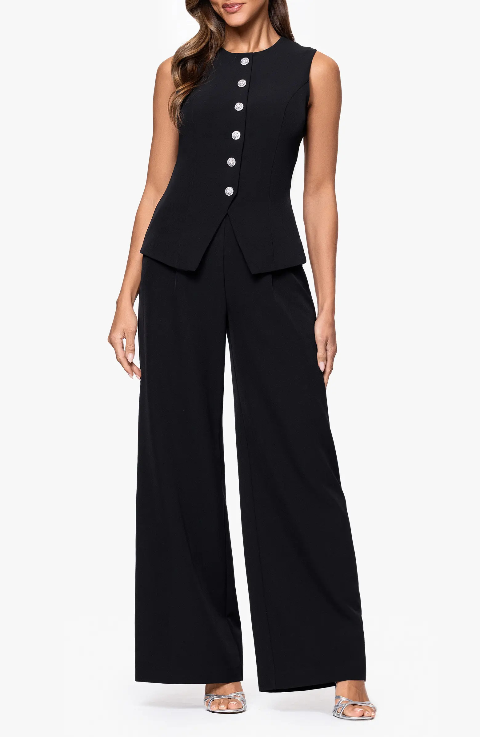Laguna Sleeveless Button Front Jumpsuit | Nordstrom