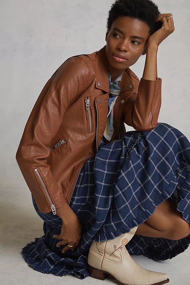 BLANKNYC Faux Leather Moto Jacket | Anthropologie (US)