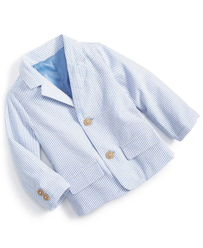 Baby Boys Seersucker Blazer, Created for Macy's | Macys (US)