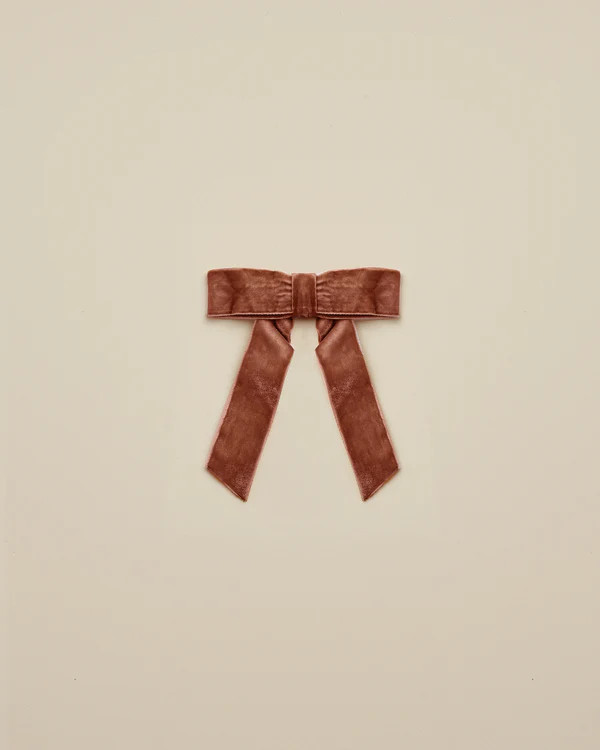 velvet bow | wine | Noralee