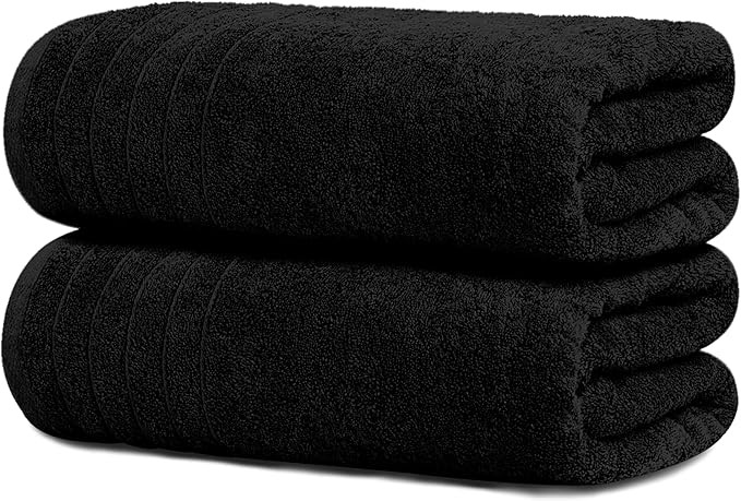 Tens Towels Pack of 2 Extra Large Bath Sheets 35 x 70 Inches, 100% Cotton, Larger & Lighter Weigh... | Amazon (US)