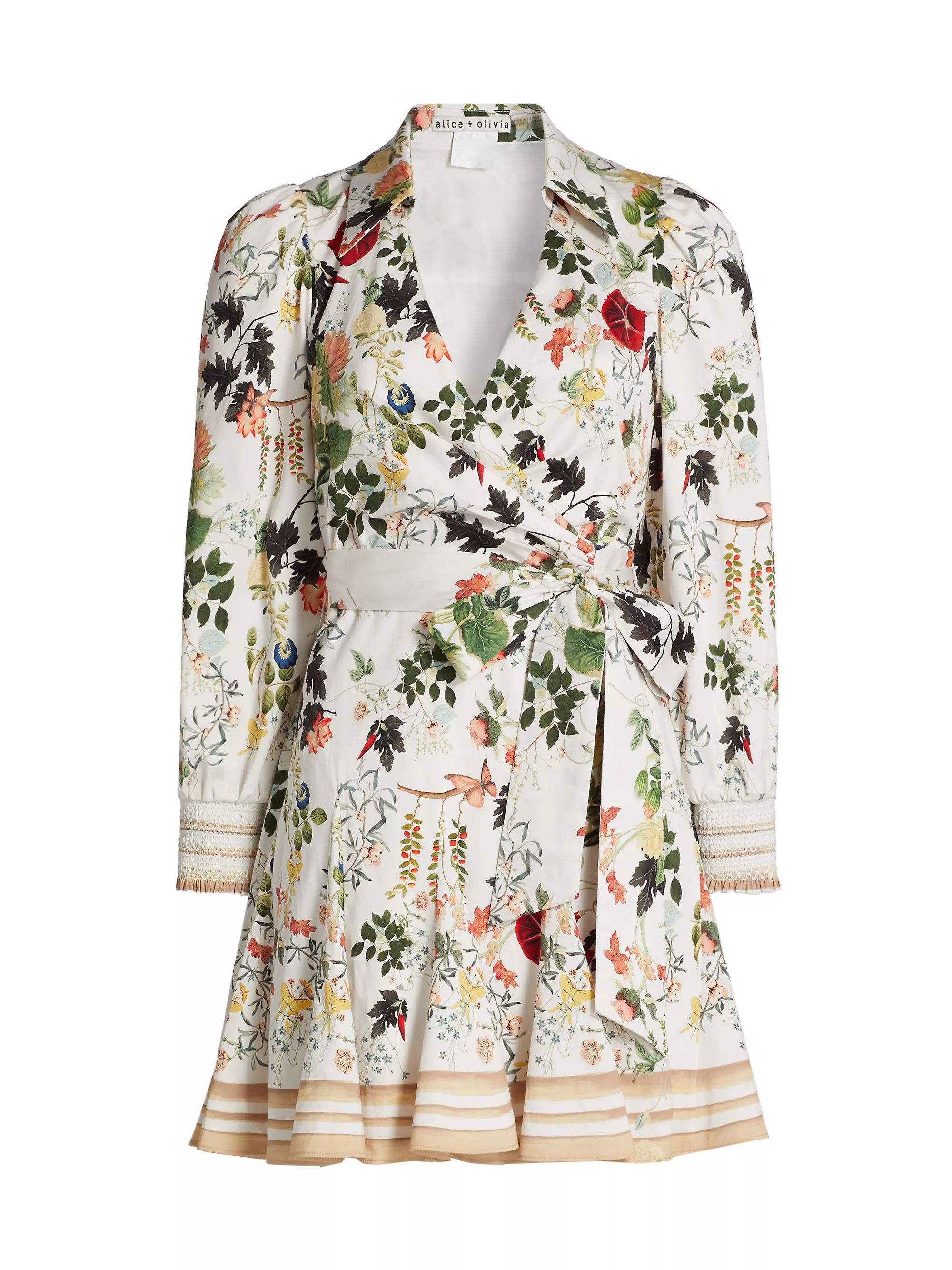 Alisa Wrap Godet Shirtdress | Saks Fifth Avenue