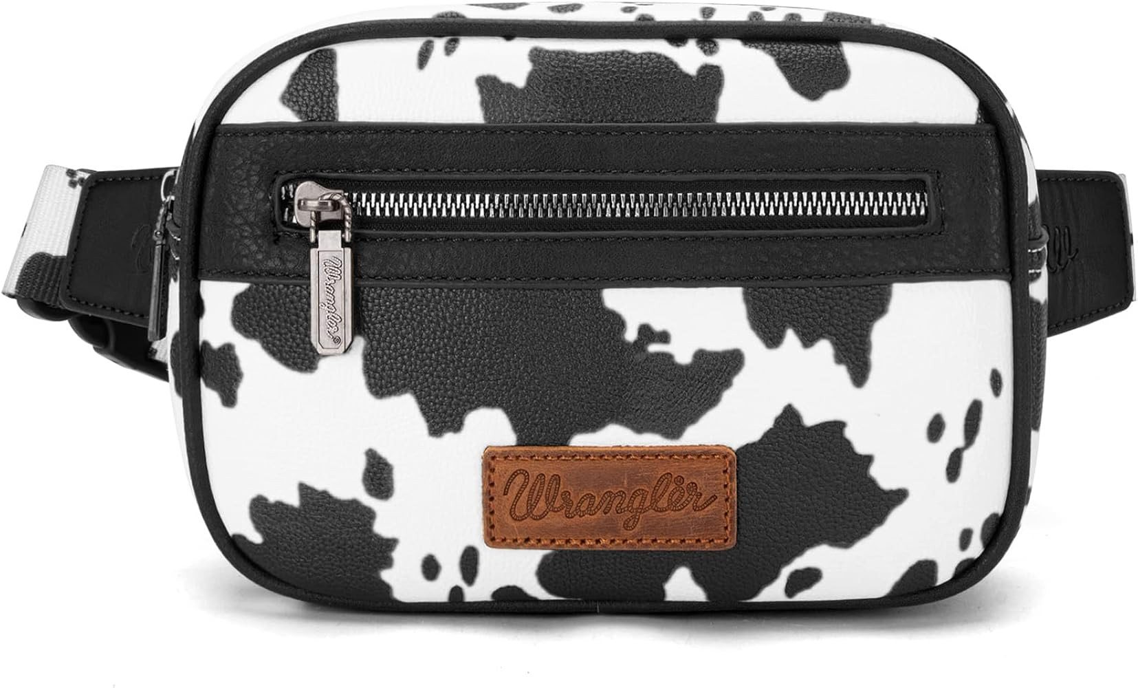 Wrangler Waist Pack for Women Cow Print Fanny Pack Men's Crossbody Belt Bag With Guitar Strap | Amazon (US)