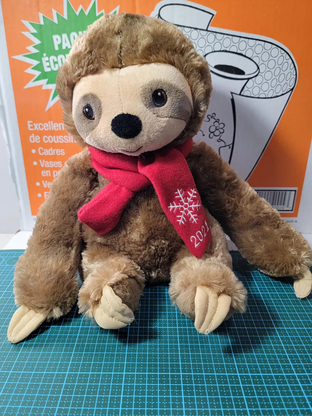 Wonder 9.5" Plush Toy "2021" Scarf With Squeaker - Serene Sloth Used - Etsy | Etsy (US)
