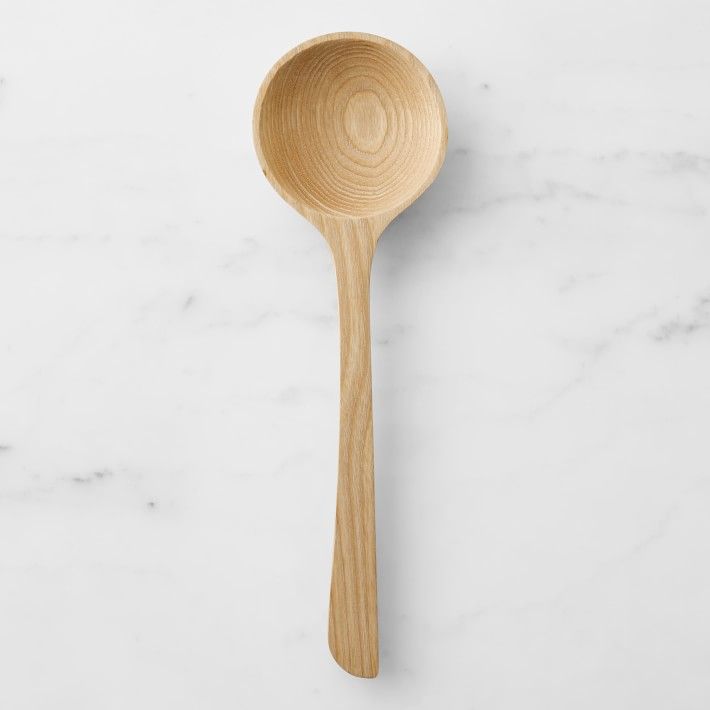 FSC Certified Williams Sonoma Ash Wood Serving Spoon | Williams-Sonoma