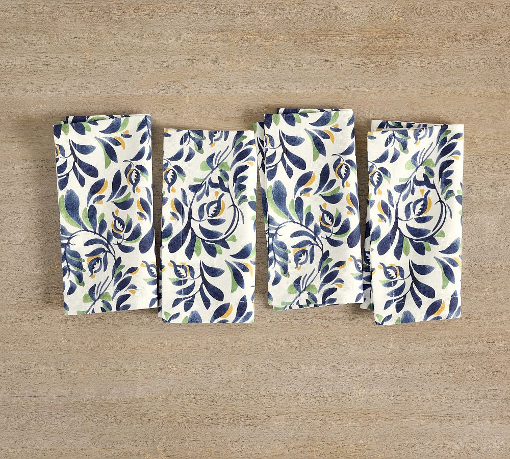 Puebla Organic Cotton Napkins - Set of 4 | Pottery Barn (US)