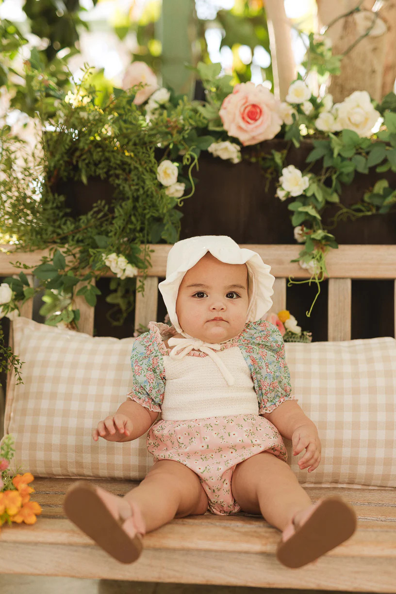 Baby Melanie Romper in Floral | Ivy City Co