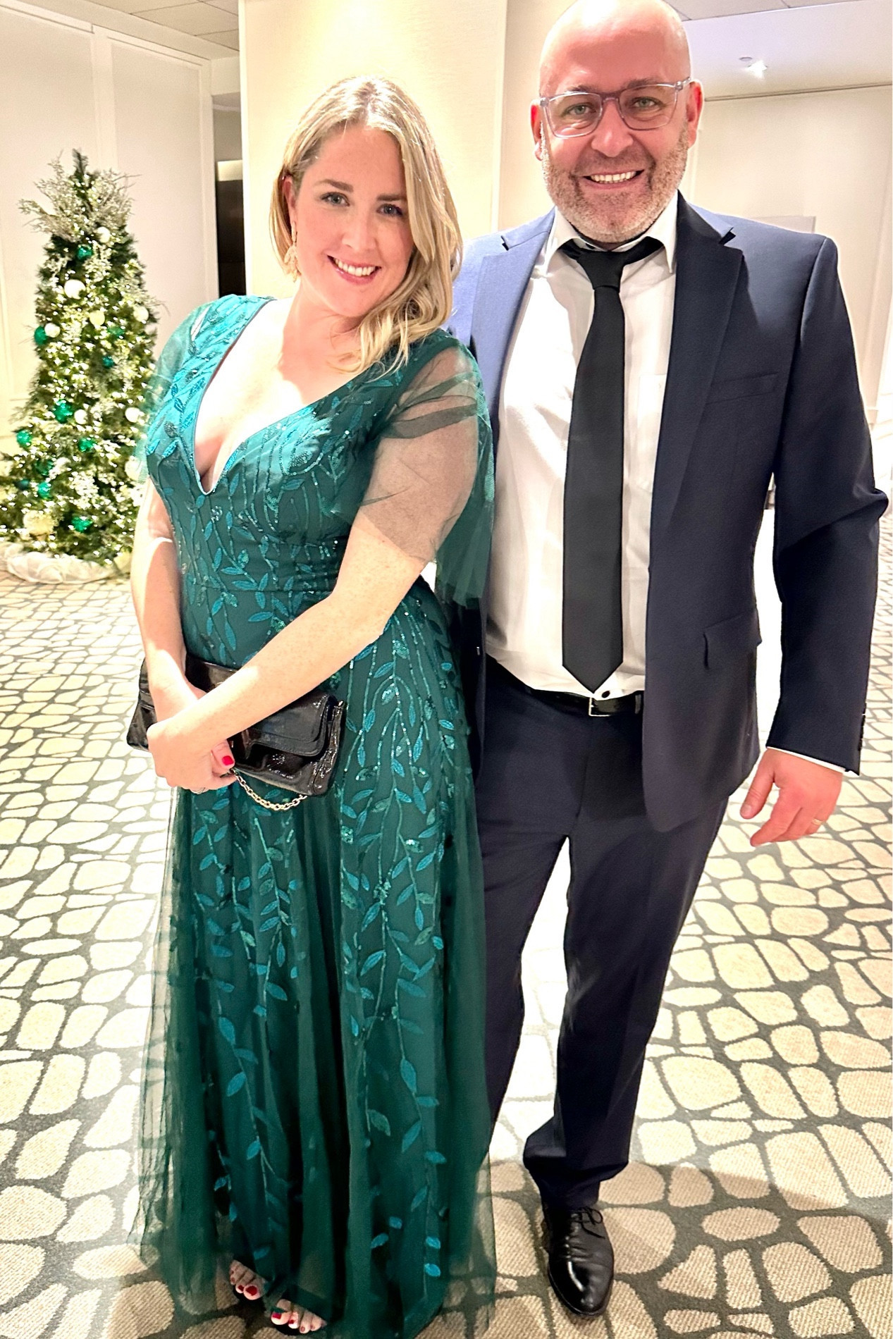 Holiday Gala done and enjoyed!! This dress was so great and comfortable! I didn’t see one other dress like it! My clutch is “vintage” BCBG but found some similar options! #galadress #holidaydress 

#LTKparties #LTKSeasonal #LTKHoliday