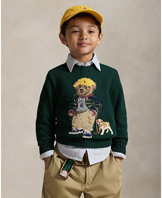 Toddler and Little Boys Quilted Shirt Sweater | Macy's