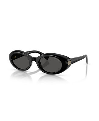 Miu Miu Women's Oval Sunglasses, MU B09S - Macy's | Macy's