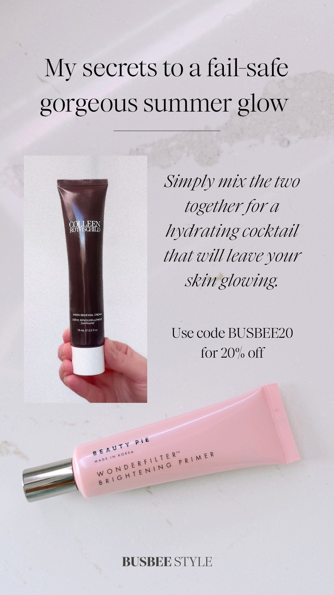 I live in a super dry climate—almost desert-like—so I take moisturizing very seriously! This beauty combo gives me dewy skin like I’m on a tropical vacation 💫 

~Erin xo 

#LTKFindsUnder50 #LTKBeauty #LTKSeasonal