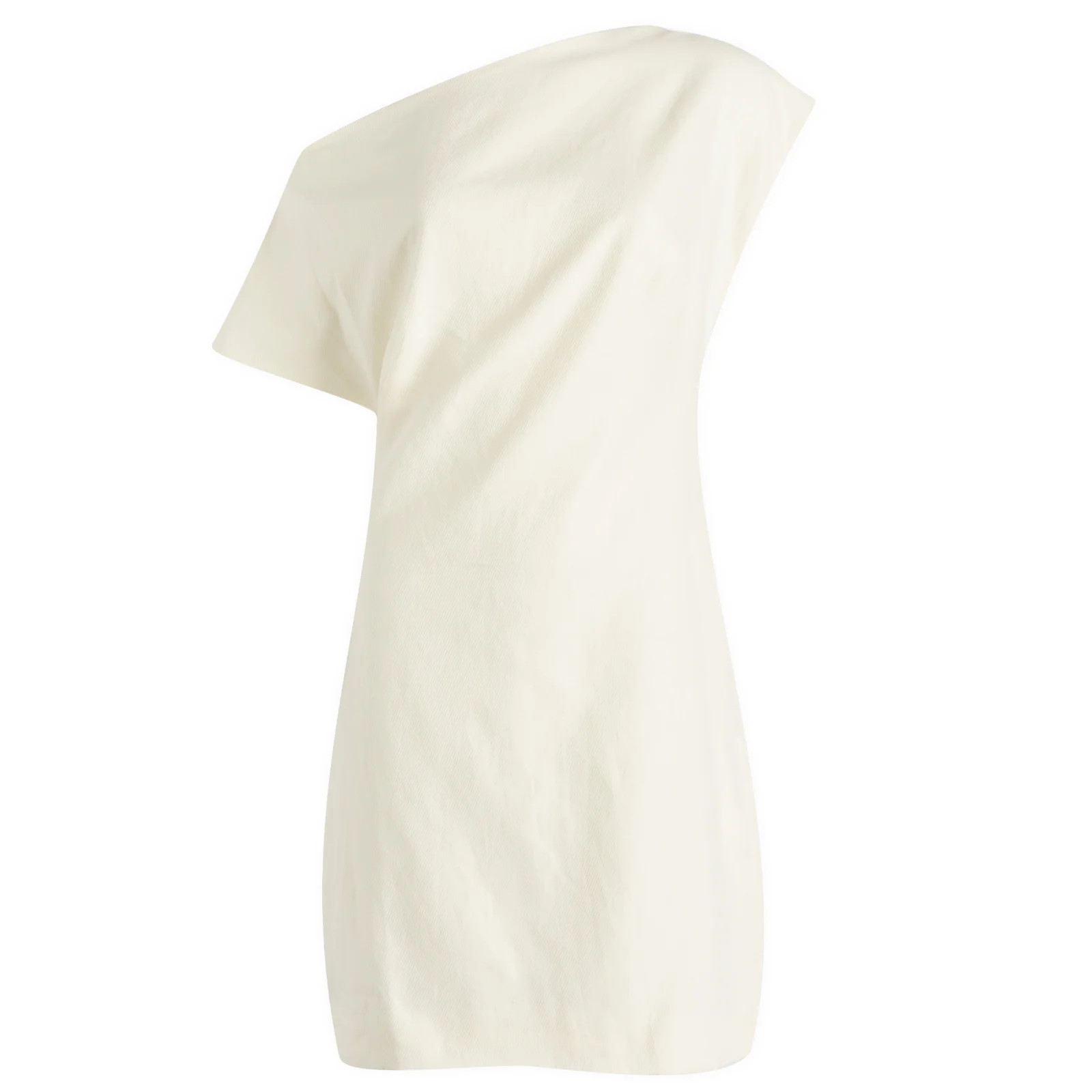 ST. Agni Women's Asymmetric Mini Dress in Ivory, Size Small | END. Clothing