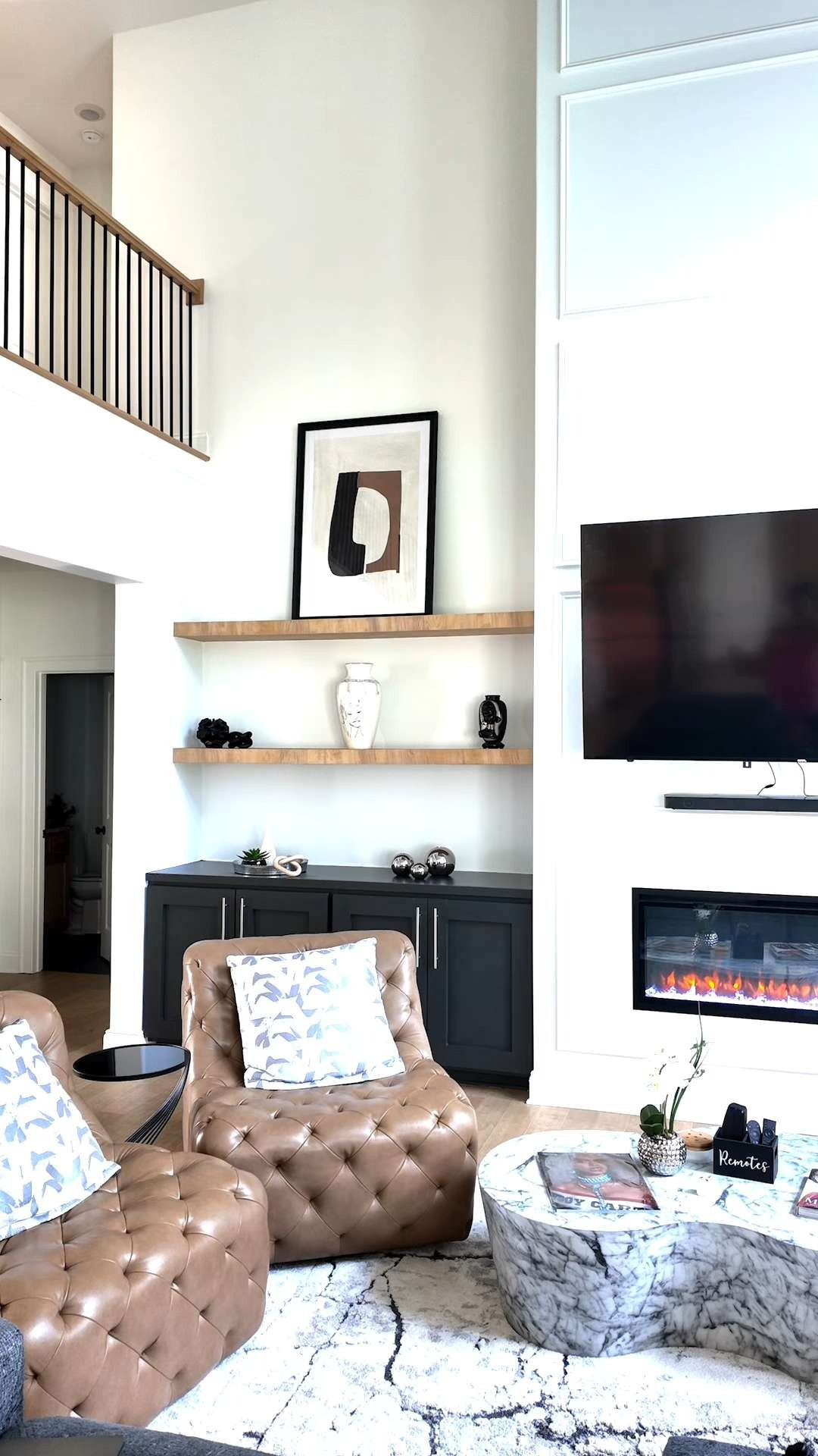 Take a look at some of the upgrades we made to our black and white living room decor. 

 

#LTKHome #LTKFamily